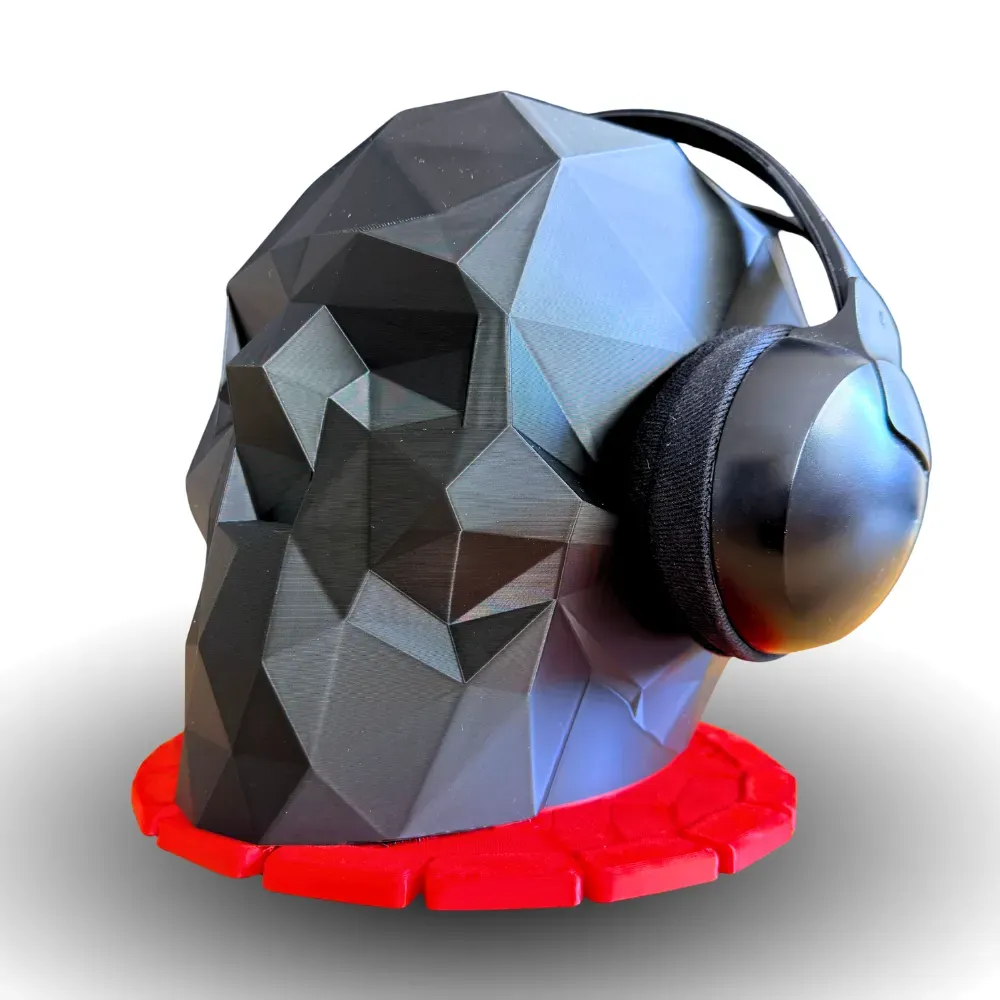 Suport casti, casca VR, ochelari   SKULL   Negru